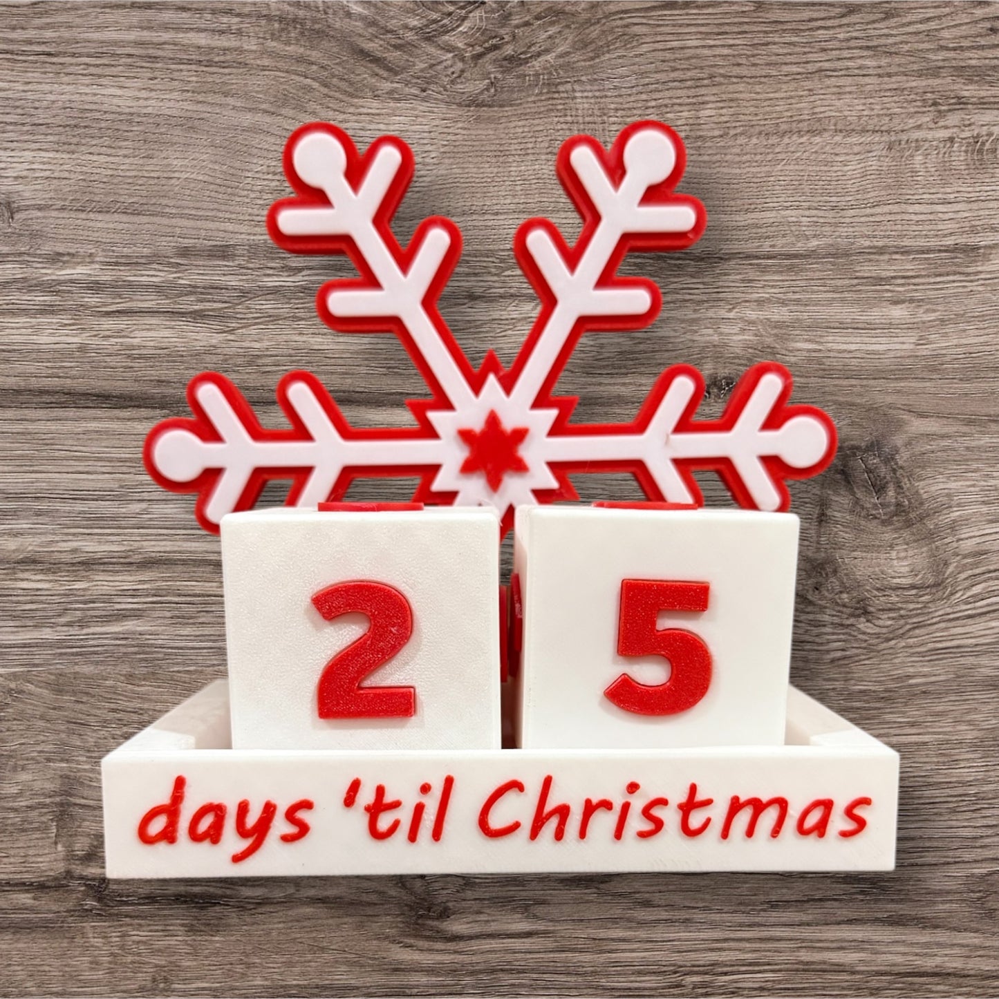 3D Printed 25 Day Christmas Countdown