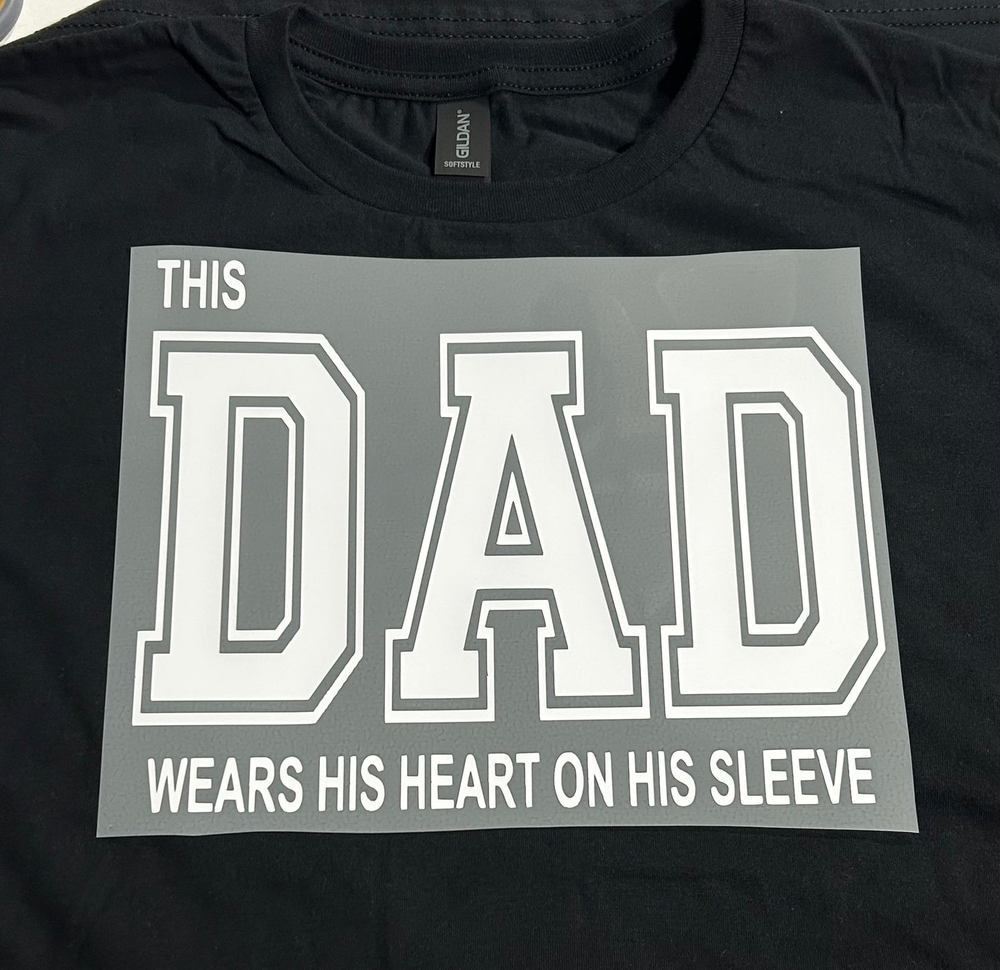 This Dad wears his heart on his sleeve Vinyl