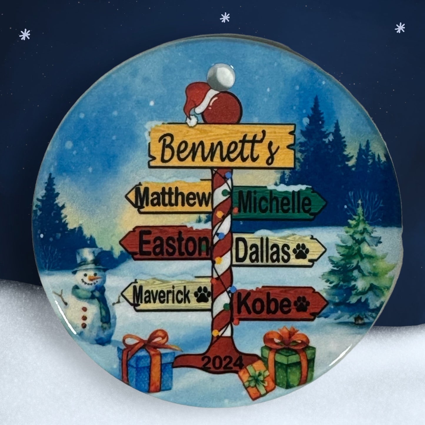 Personalized Family Ornament