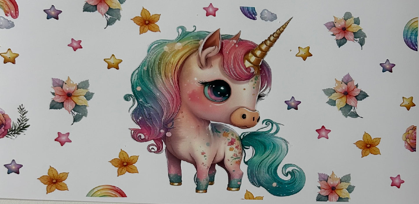 Magical Unicorn- 16 oz. Libbey Wrap