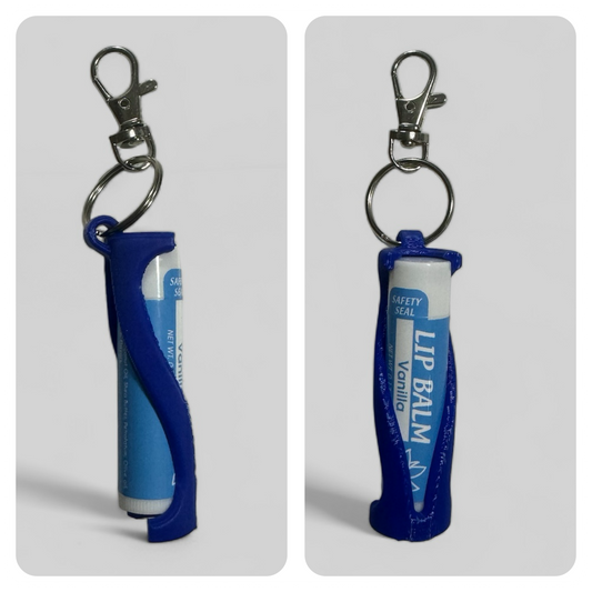 Chapstick Holder Keychain