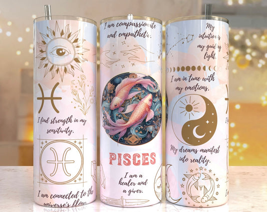 Zodiac Tumbler- Pisces