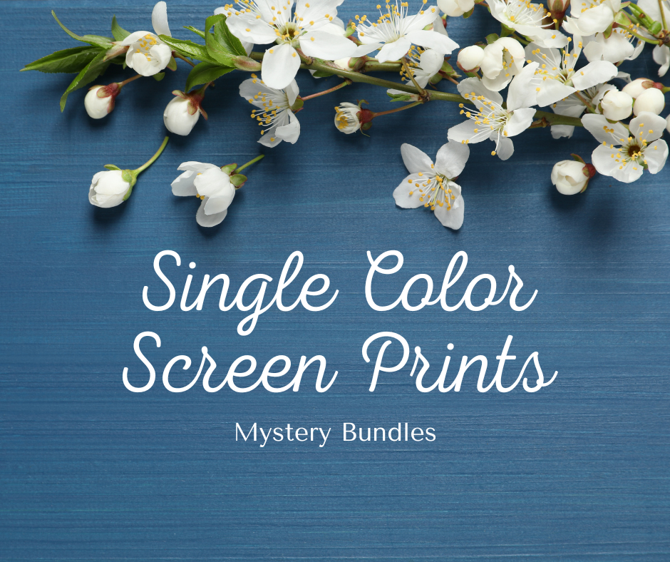 Single Color Screen Print Transfer Bundles