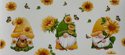 Sunflower Gnomes- 16 oz. Libbey Wrap