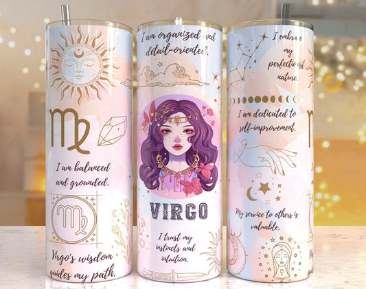 Zodiac Tumbler- Virgo