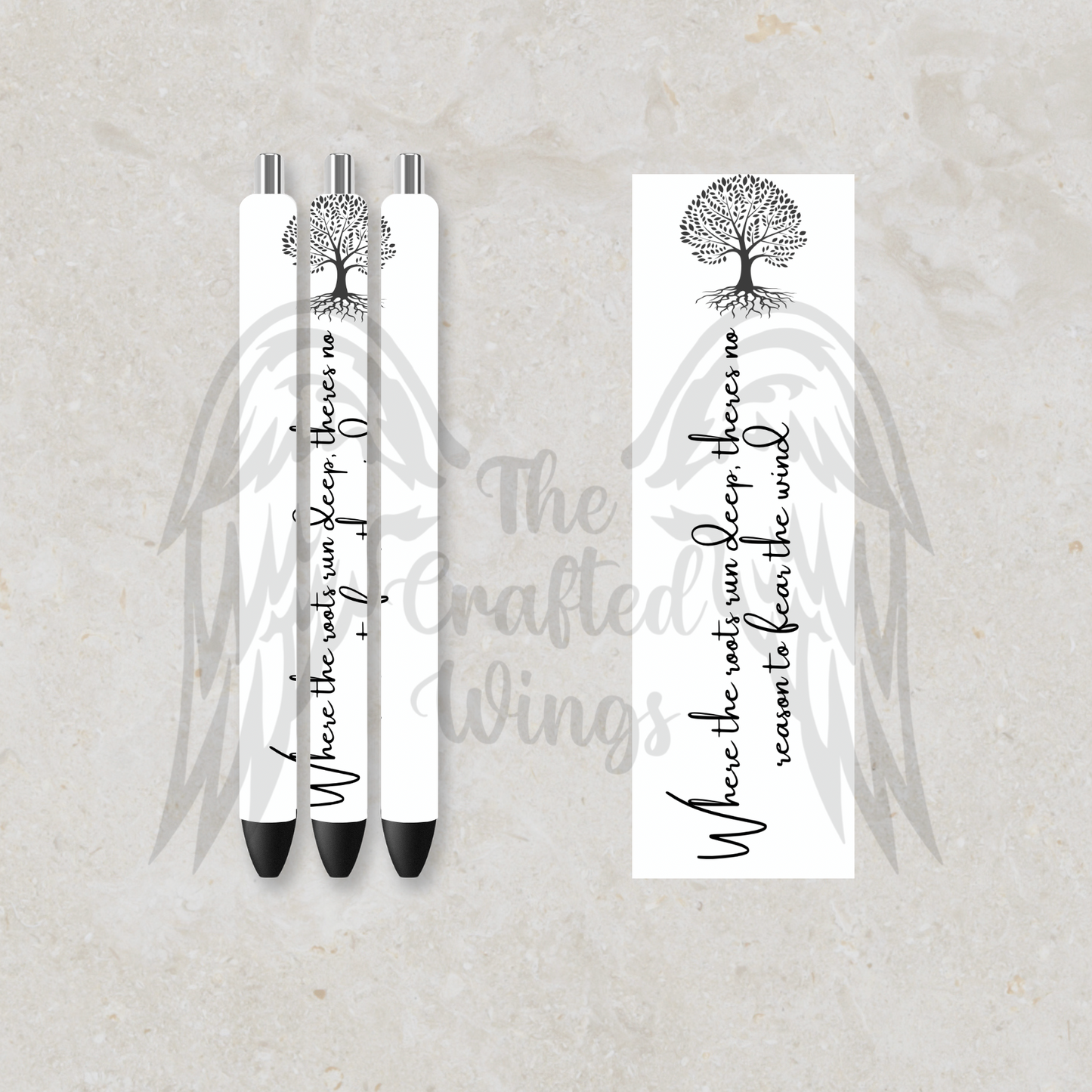 Roots Run Deep Pen Design