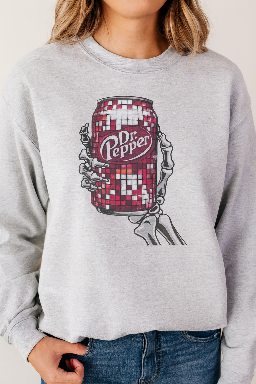 Skeleton Hand with Drink Transfer