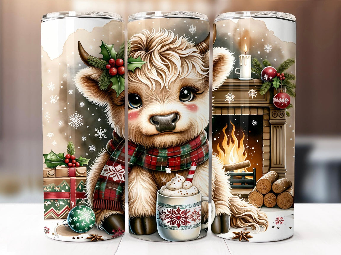 Holiday Highland Tumbler