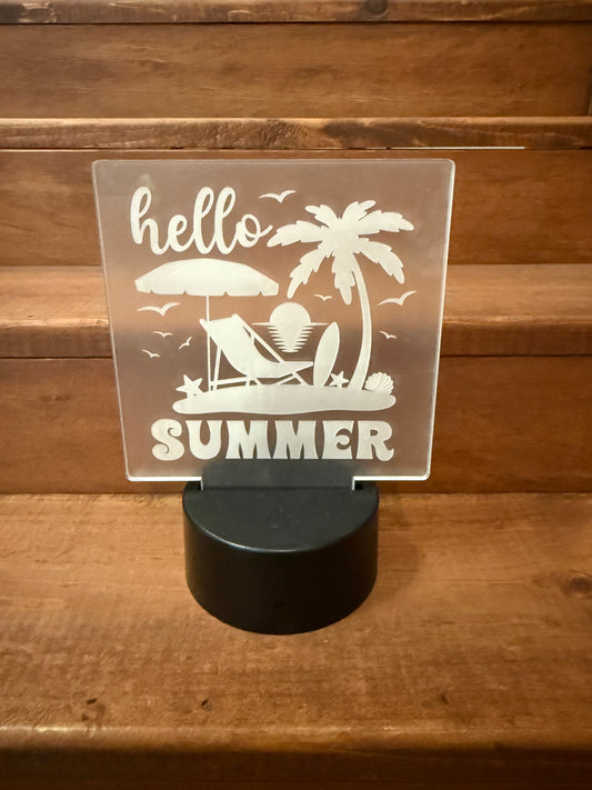 Hello Summer - USB Nite Light