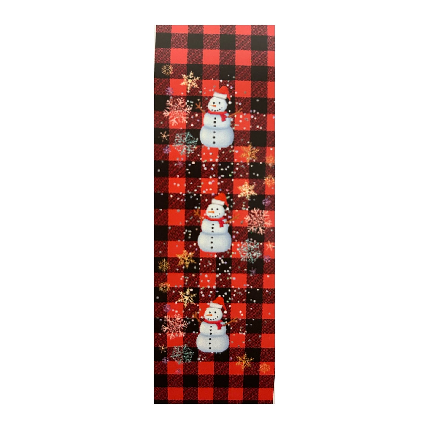 Plaid Snowmen Pen Wrap