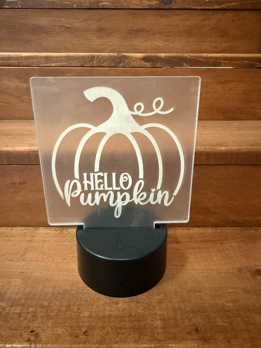 Hello Pumpkin - USB Nite Light