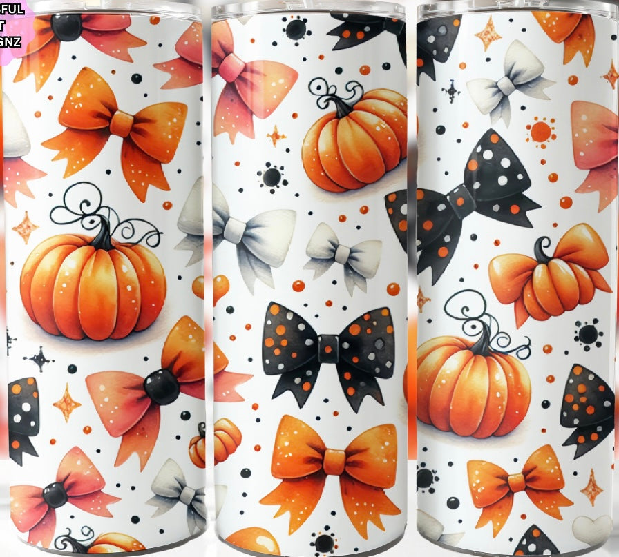 Pumpkin Bows Tumbler