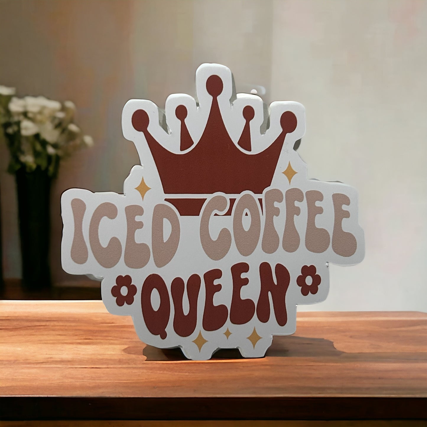 Iced Coffee Queen Sticker