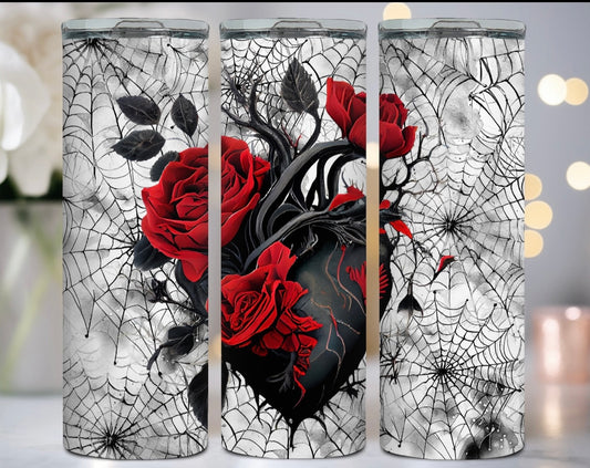 Bleed Rose Heart Tumbler