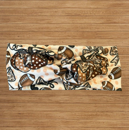 Fall Football Twisty- Headband