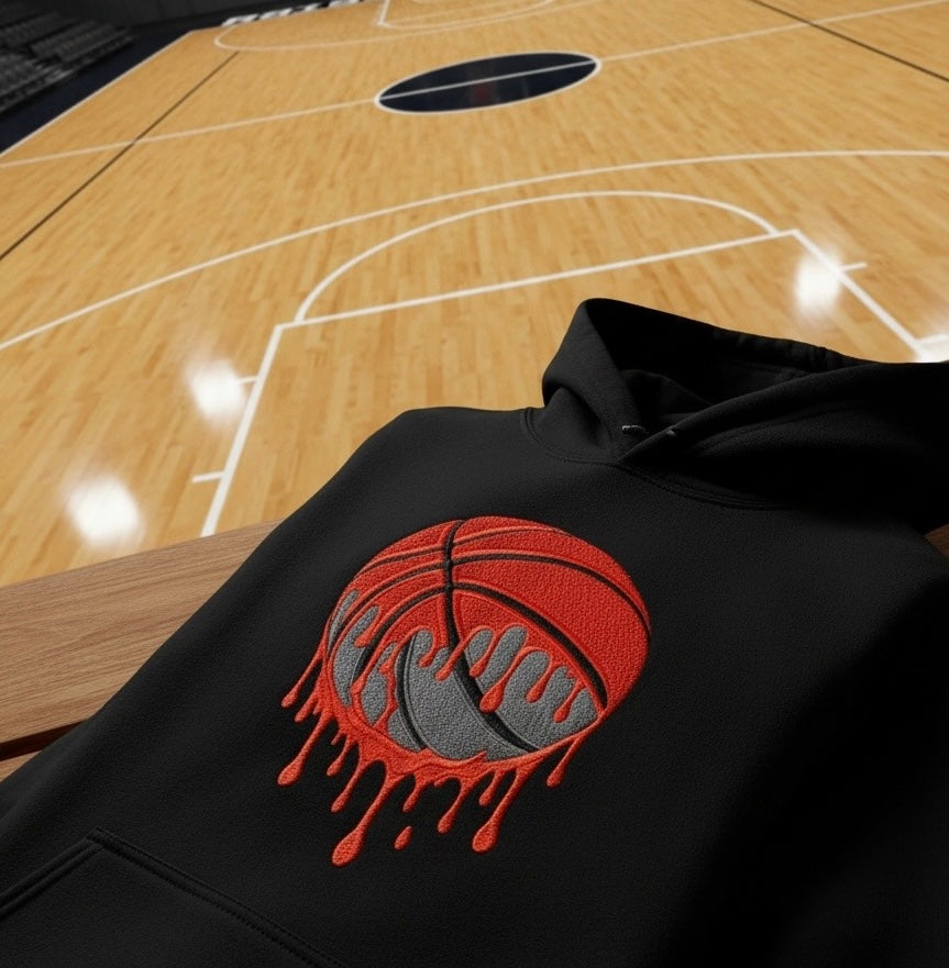 Melting Basketball  Apparel