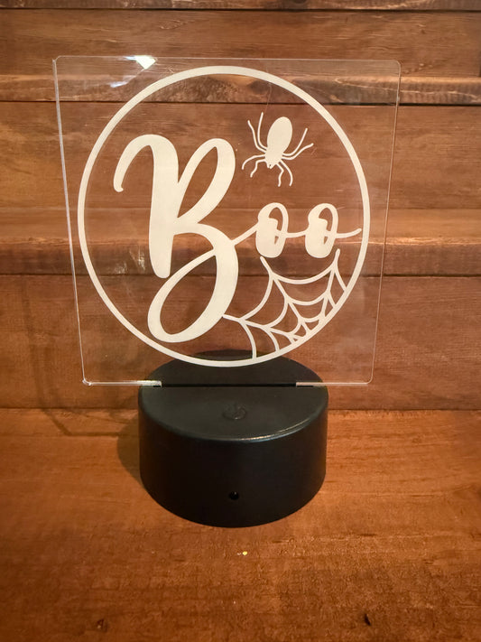 Boo with Spider - USB Nite Light
