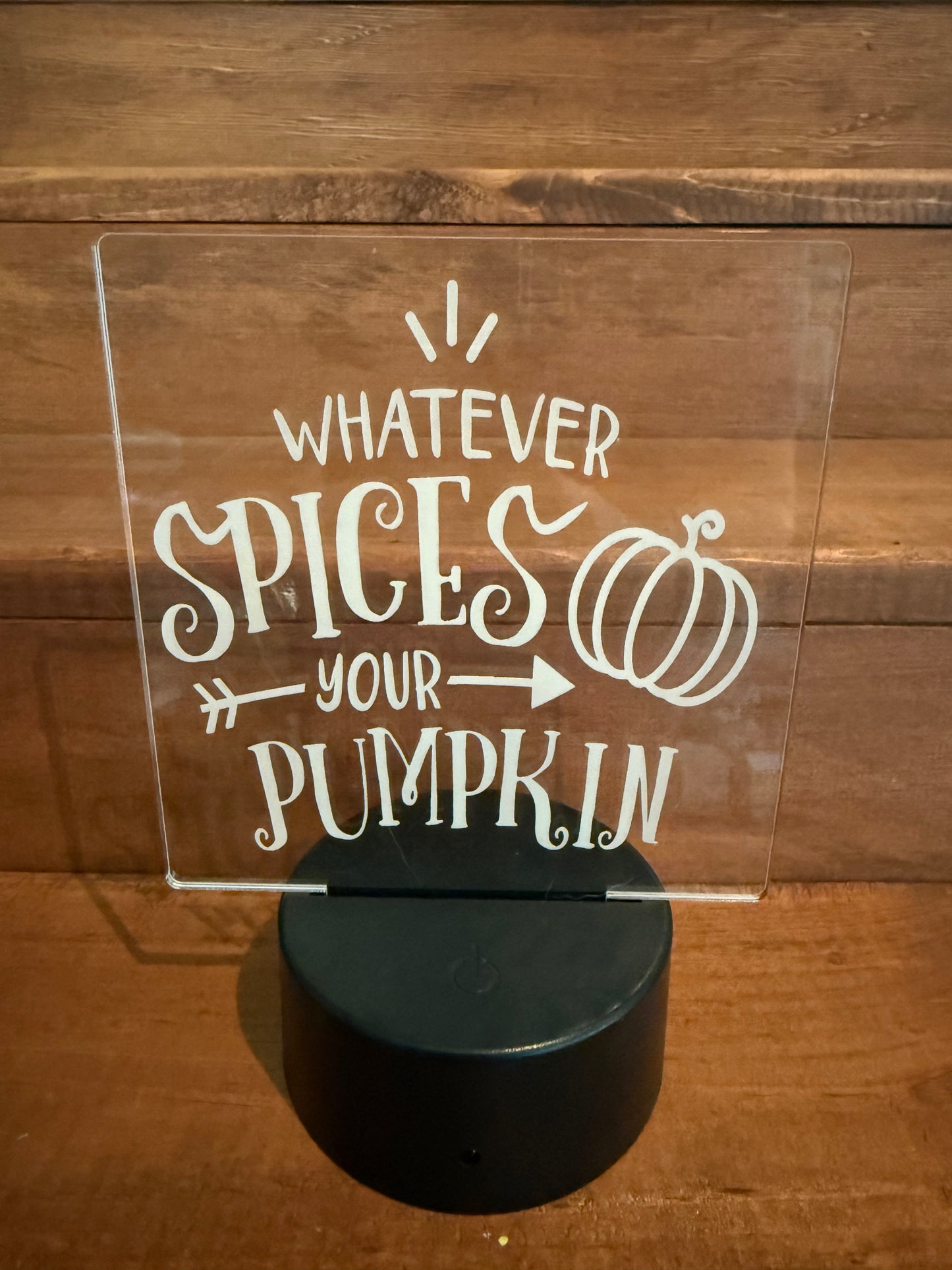 Spices Your Pumpkin - USB Nite Light