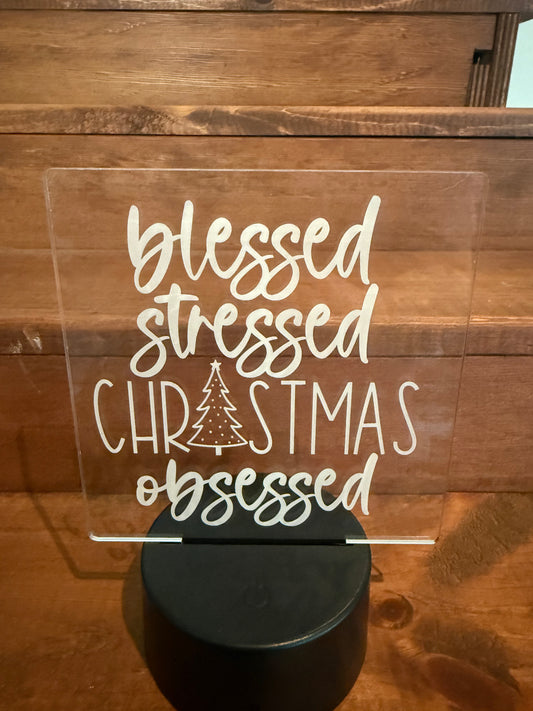 Christmas Obsessed - USB Nite Light