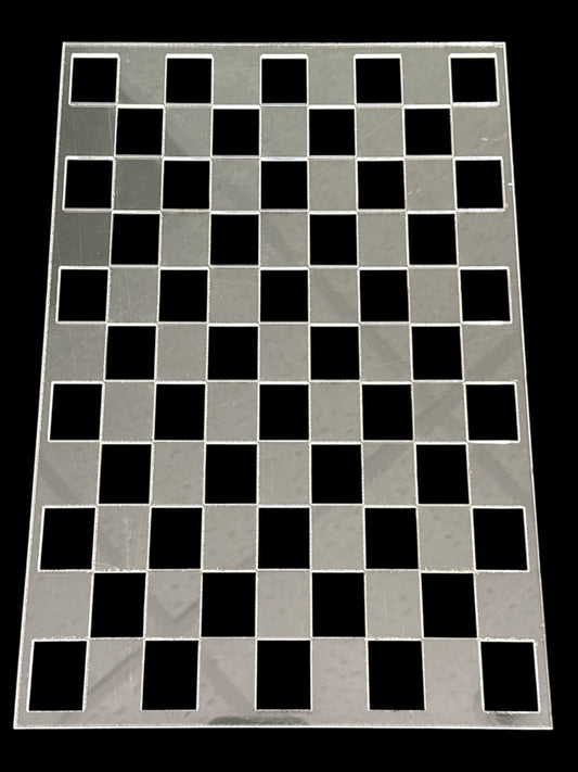 Acrylic Stencil- Checkers