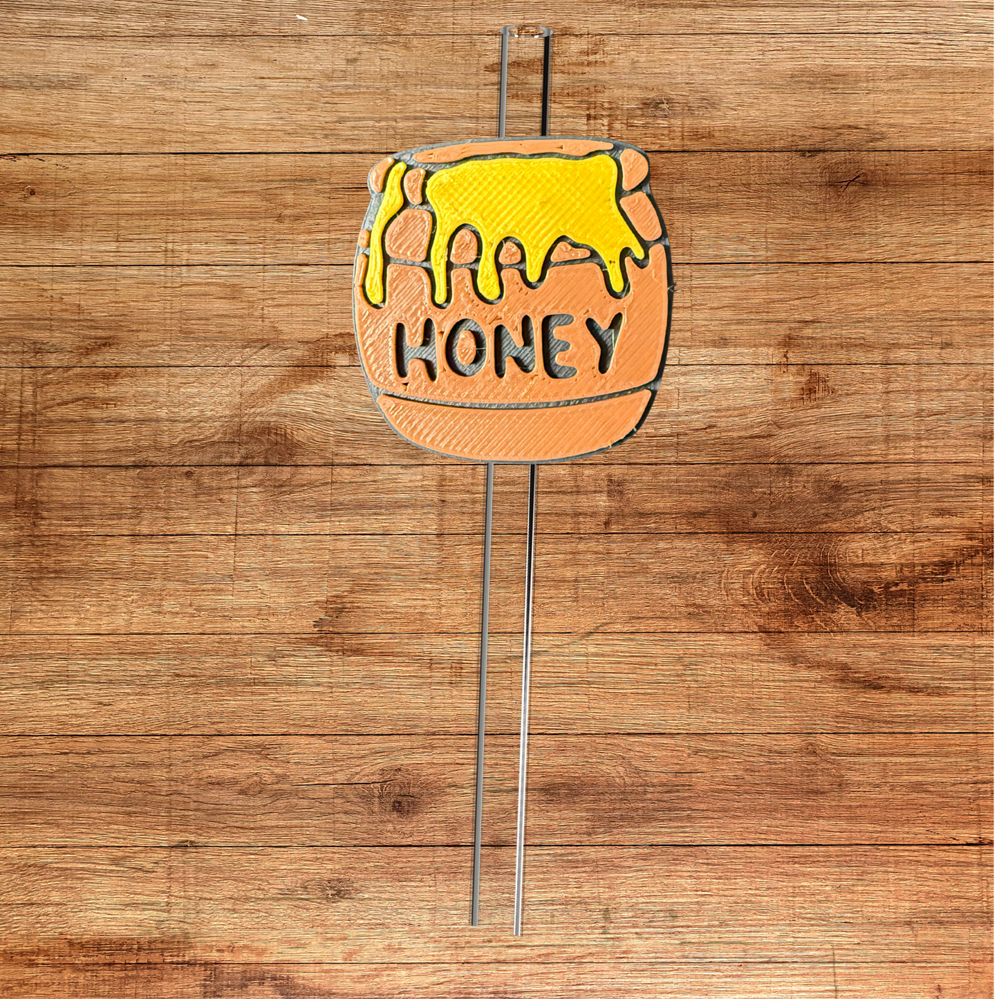 Honey Jar Straw Topper