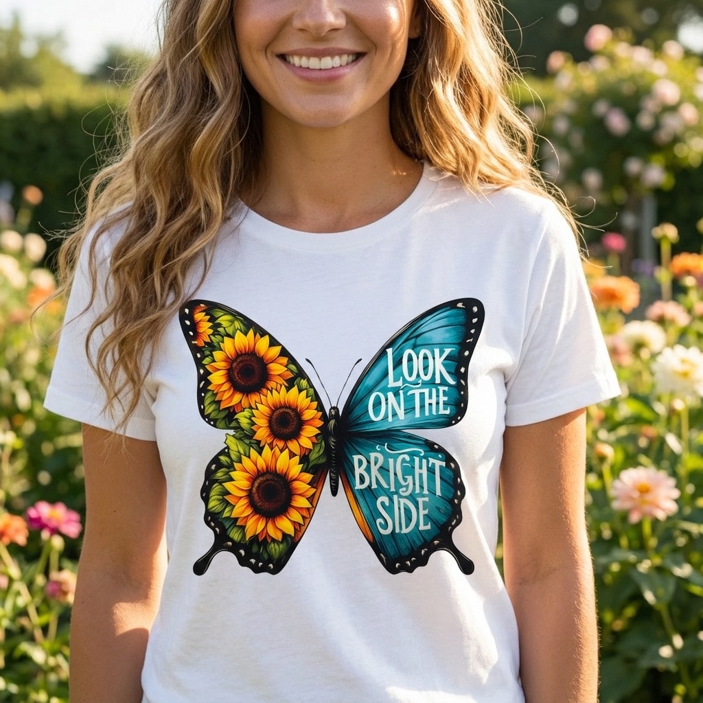 Bright Side Butterfly Transfer