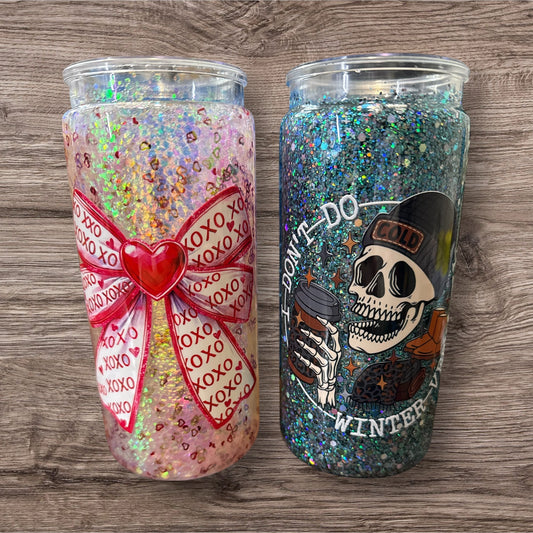 Snowglobe Libbey 20oz. Plastic