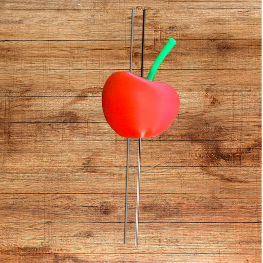 Cherry Straw Topper