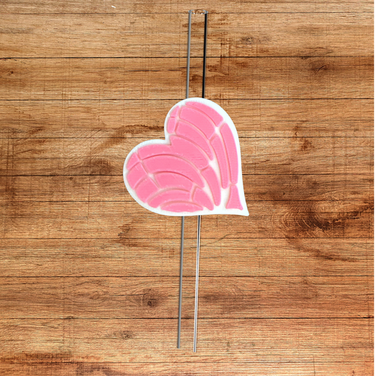 Heart Concha Straw Topper