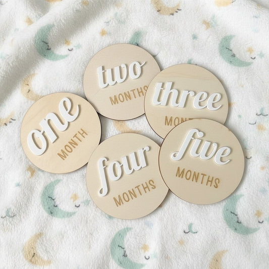 Monthly Baby Milestone Disc Set