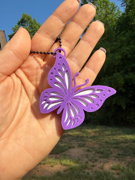 Can Tab Opener Keychain- Butterfly