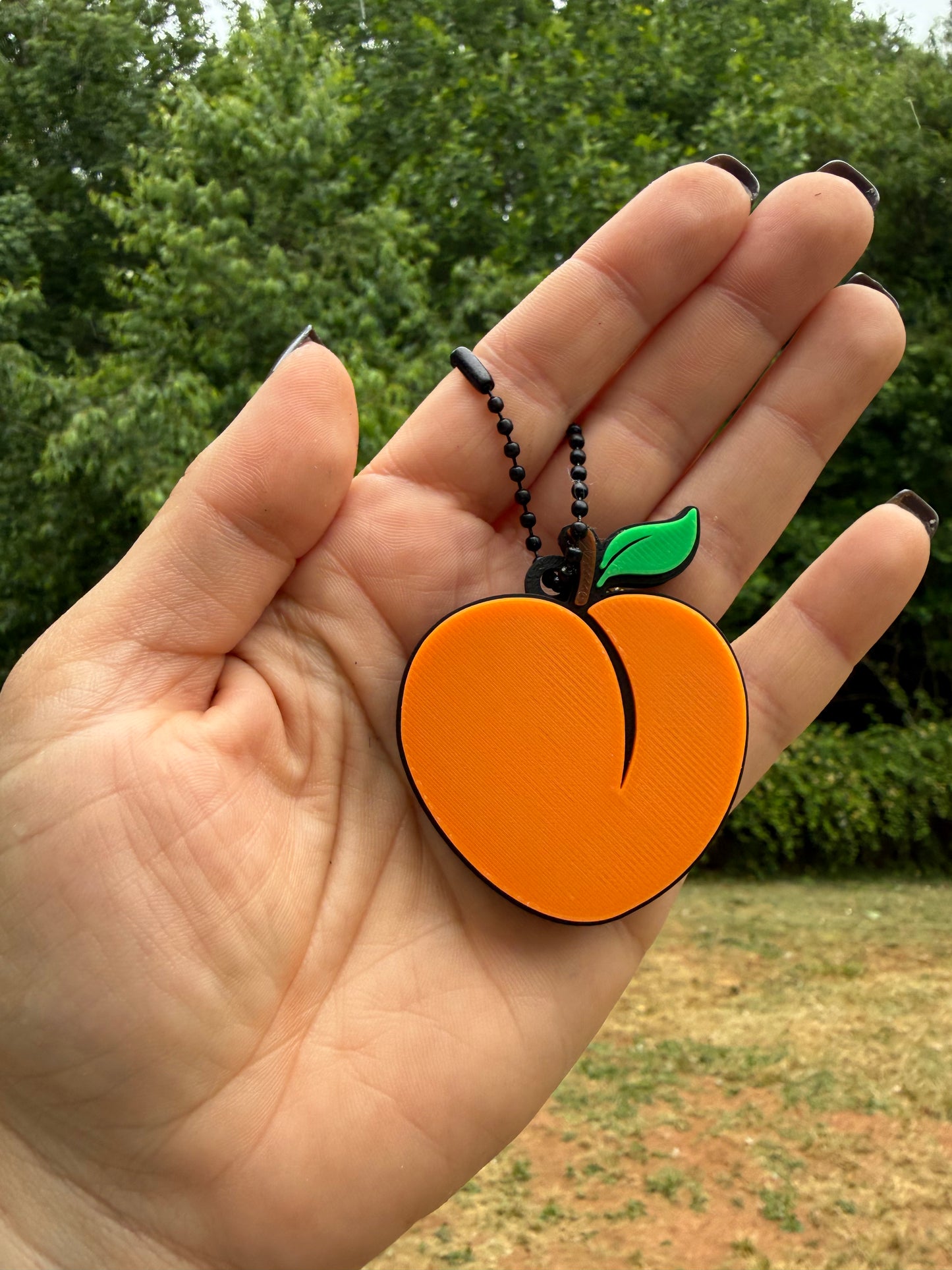 Can Tab Opener Keychain- Peach