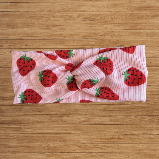 Strawberry Twisty- Headband