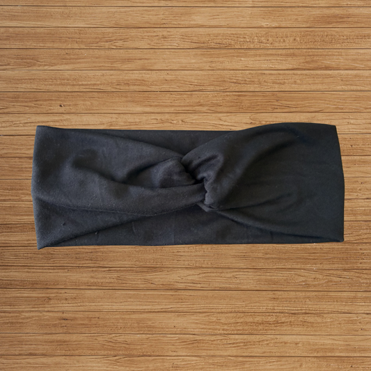 Black Twisty- Headband