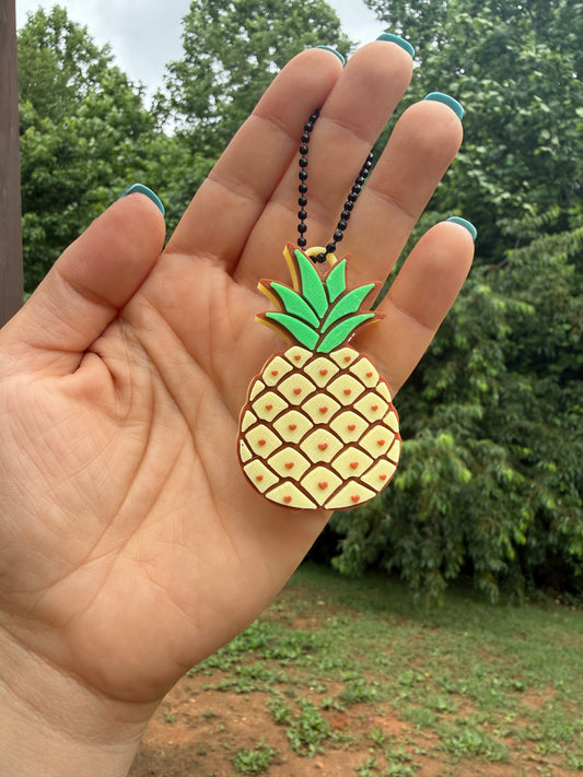 Can Tab Opener Keychain- Pineapple