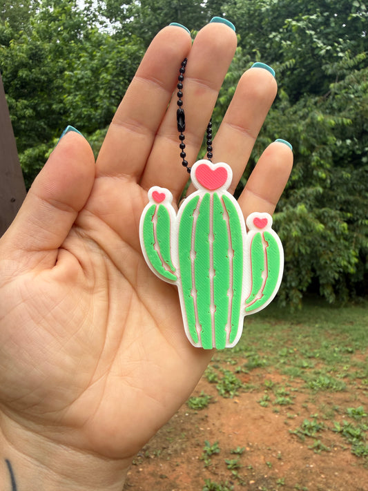 Can Tab Opener Keychain- Cactus