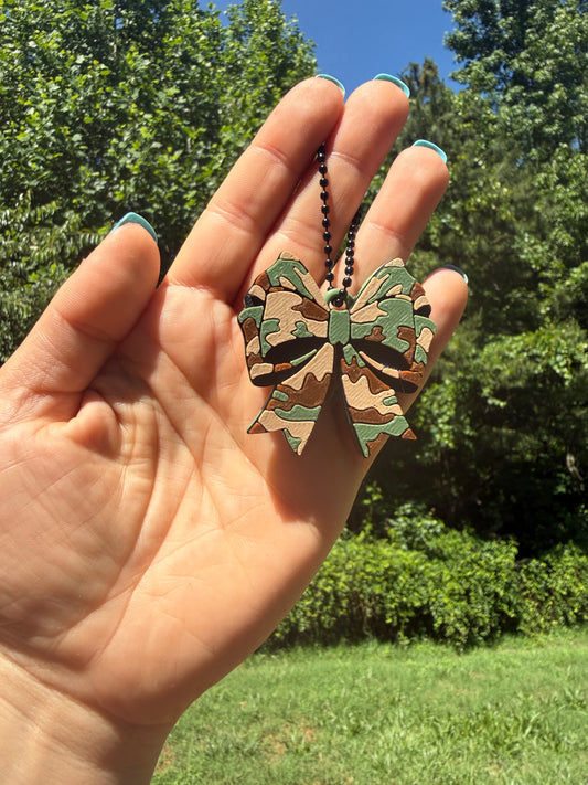 Can Tab Opener Keychain- Camo Bow