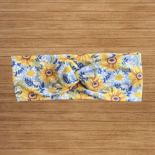 Sunflower Scatter Twisty- Headband