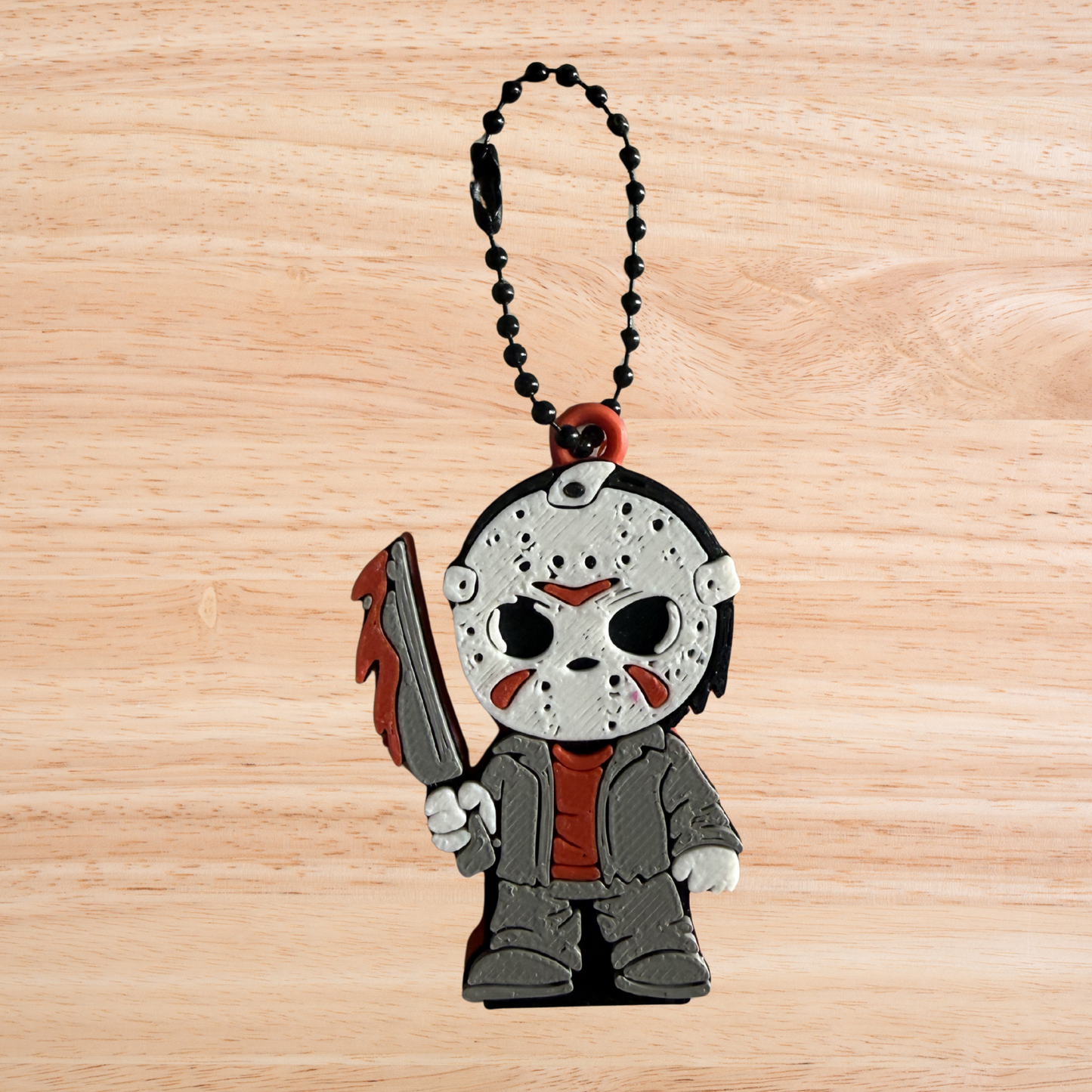 Can Tab Opener Keychain- Spooky Mask Man