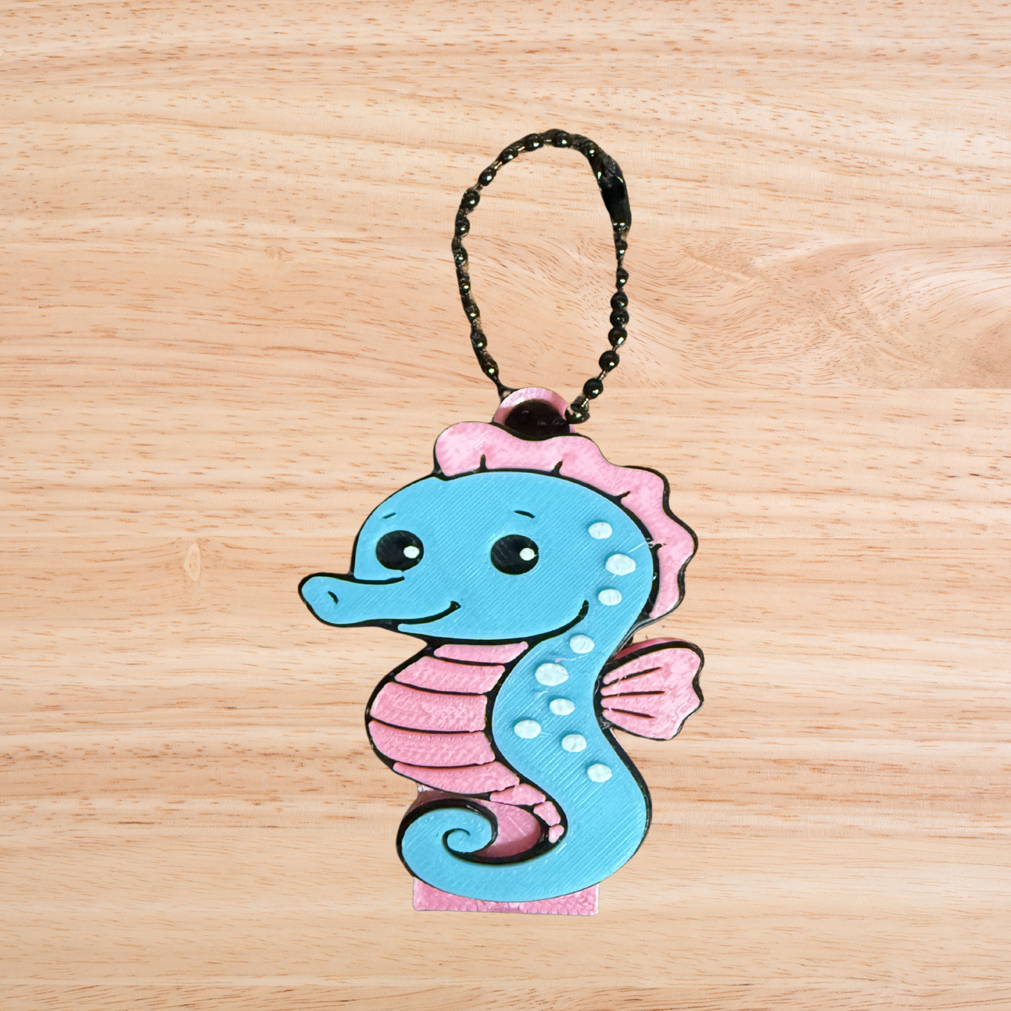 Can Tab Opener Keychain- Sea Horse