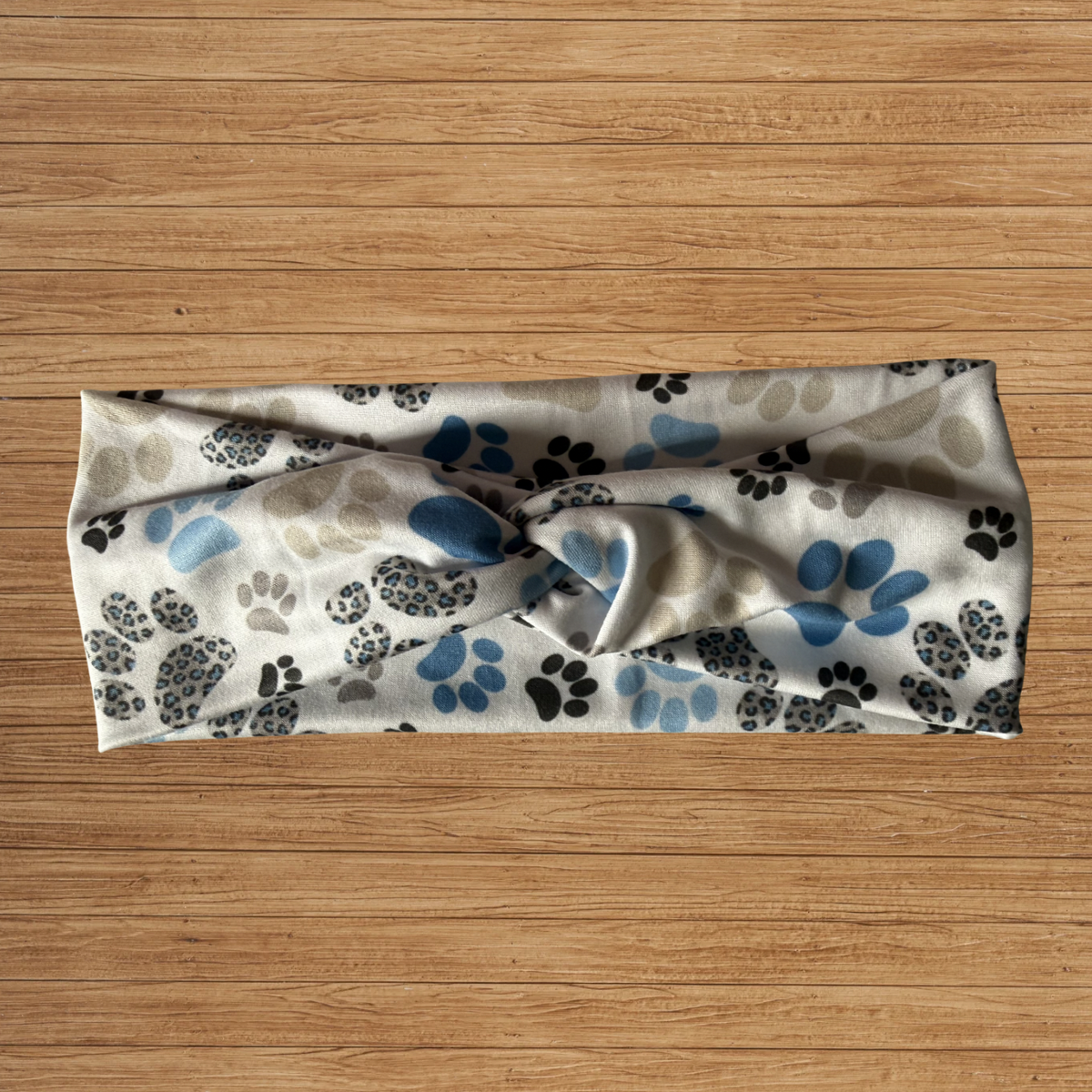 Blue Paws Twisty- Headband