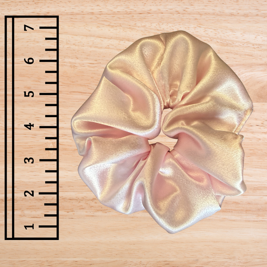Pink Silk- Jumbo Scrunchie