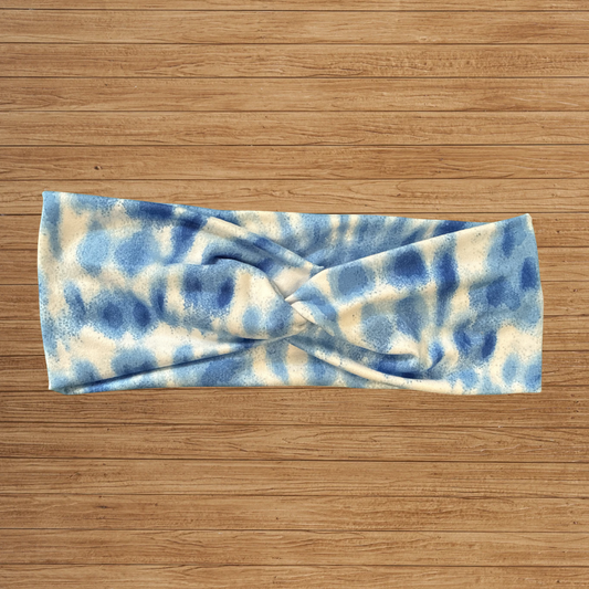 Blue Wave Twisty- Headband