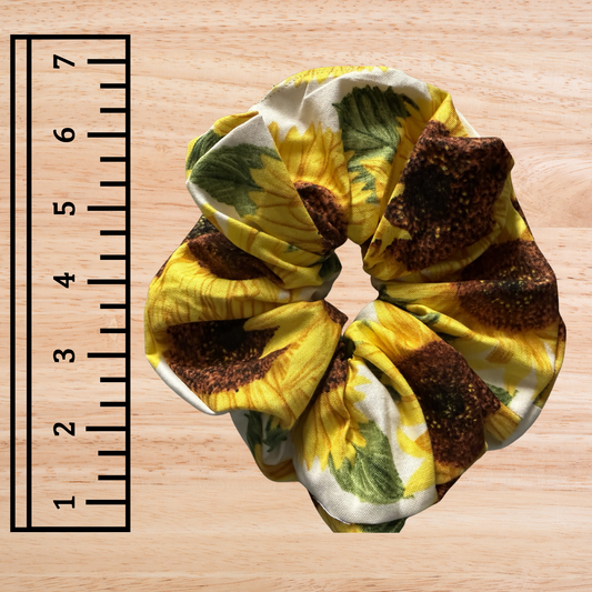 Sunflower- Jumbo Scrunchie