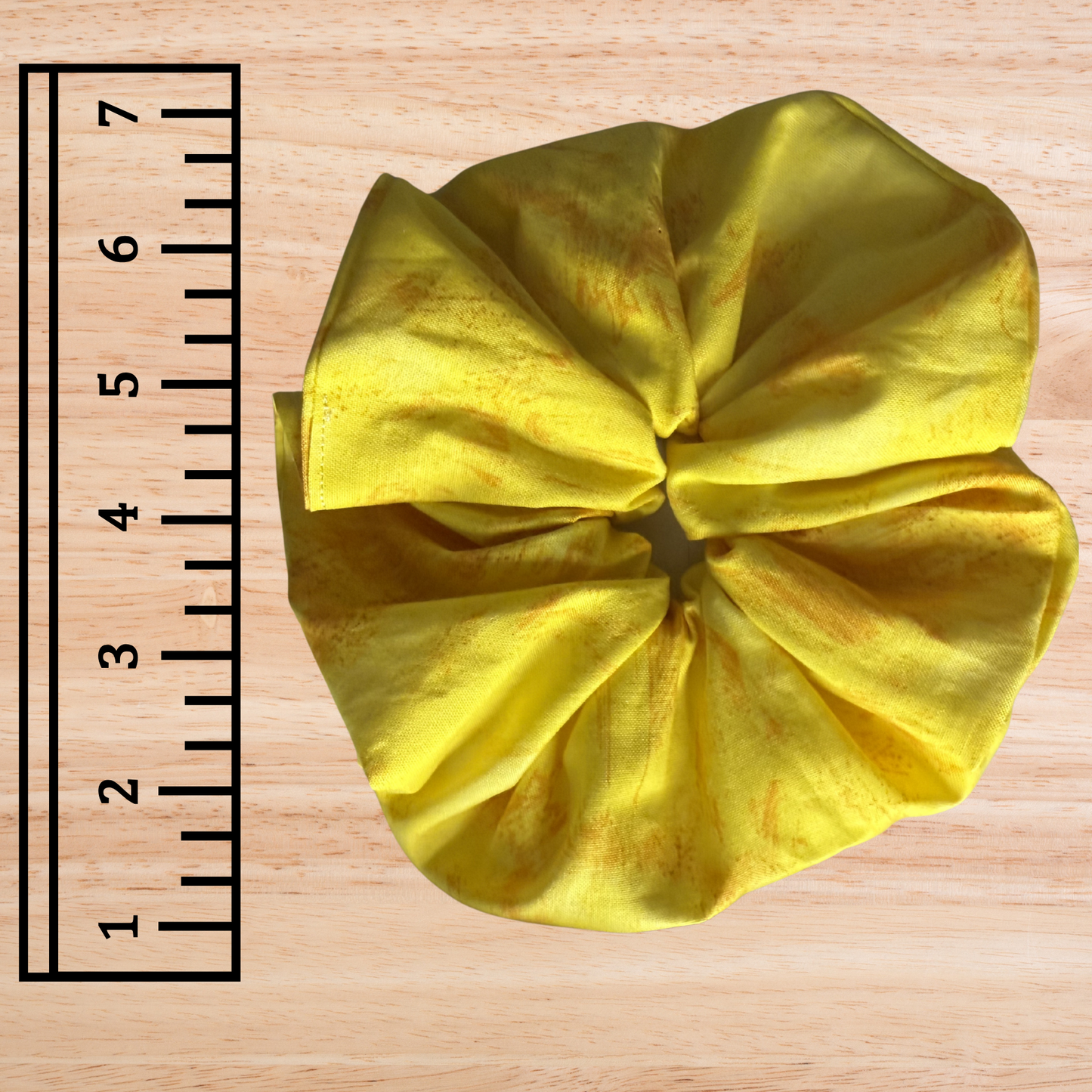 Yellow Brush- Jumbo Scrunchie