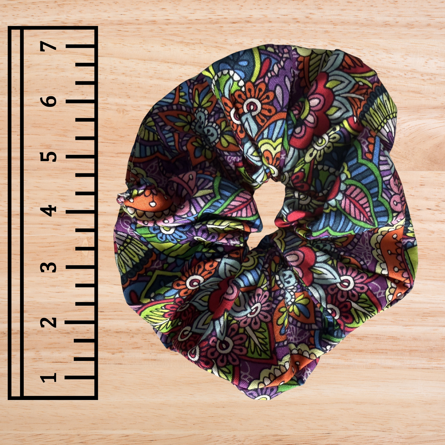 Paisley- Jumbo Scrunchie