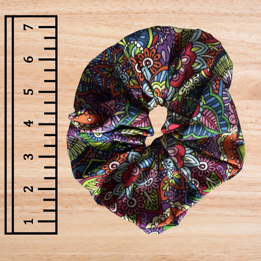 Paisley- Jumbo Scrunchie