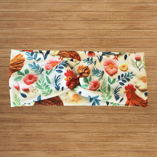 Rooster Twisty- Headband