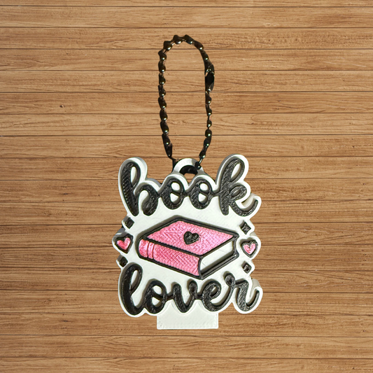 Can Tab Opener Keychain- Book Lover