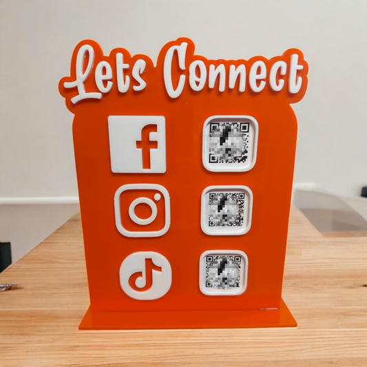 Lets Connect- Acrylic